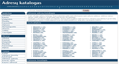 Desktop Screenshot of adresai.vilnius21.lt